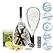 Speedminton S900 Set - Original Speed ​​Badminton/crossminton Professional Set with 2 Carbon Rackets incl. 5 Speeder, Playing Field, Incl Bag