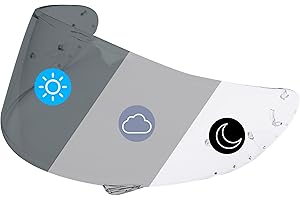 Logto CWR-F1 Shield for RF-1200 Visor X14 NXR RF-SR Z7 Motorcycle Helmet Visor Replacement Sun Protection Anti-Scratch, Universal