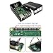 eleduino Raspberry Pi 3 Model B and Raspberry Pi 2 Model B/B+ (B Plus) Metal Case with Cooling Fan Black