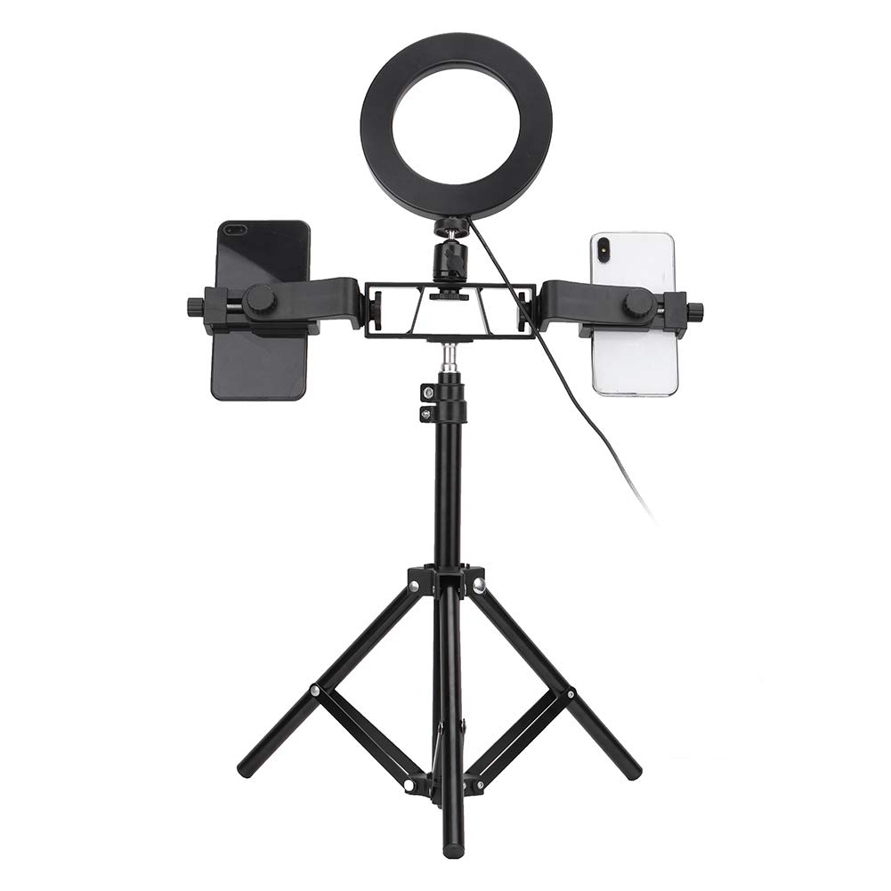 LED Ring Light, 6 inch Dimmable LED Camera Ring Light Photography Fill Lights with Tripod Phone Holder for Outdoor Photo Light Portrait Fashion