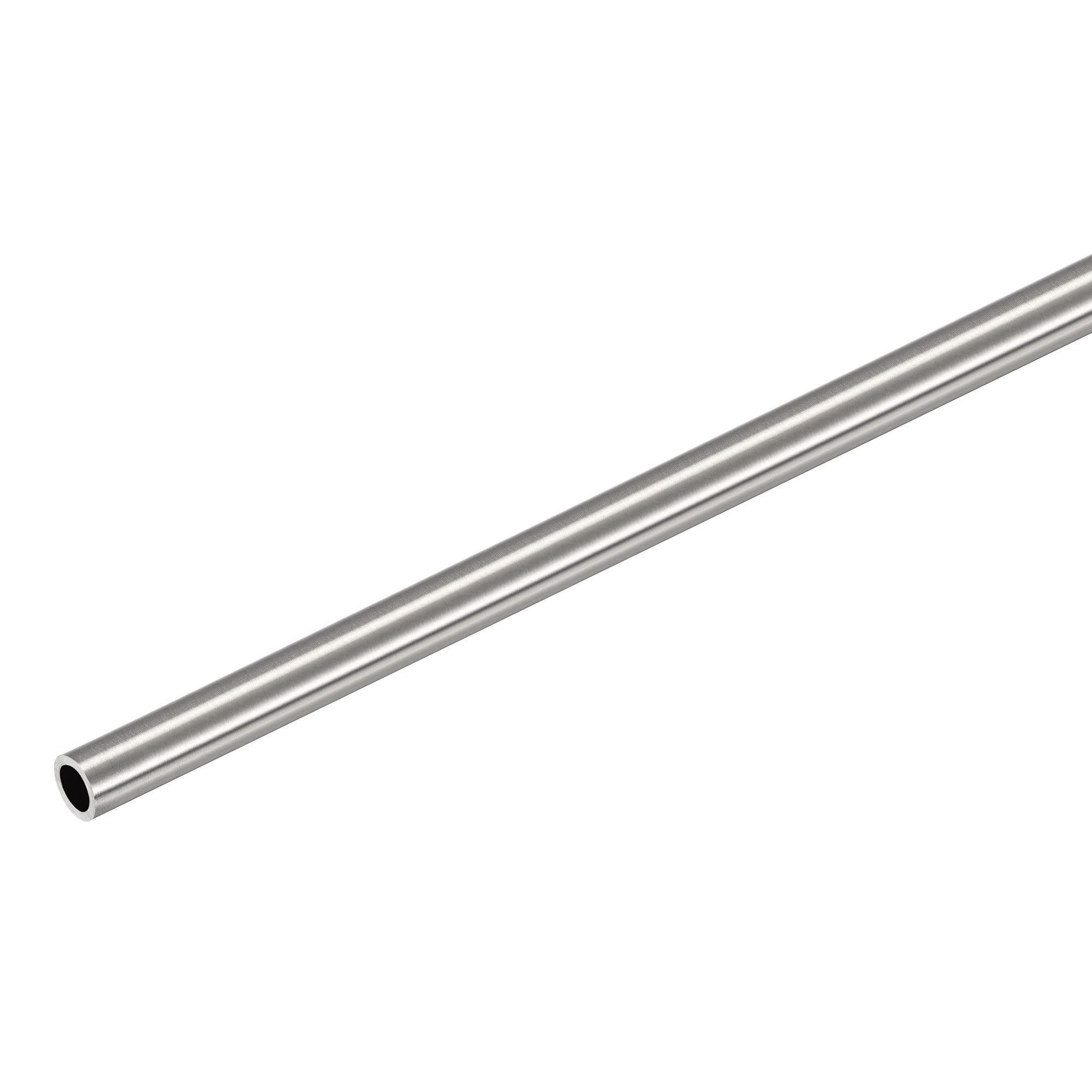 sourcing map 304 Stainless Steel Round Tube 7mm OD 1mm Wall Thickness 300mm Length