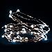 String Lights,Oak Leaf 2 Set of Micro 30 LEDs Super Bright Cool White Led Rope Lights Battery Operated on 9.8 Ft Long Ultra Thin String Copper For Home Bedroom Party