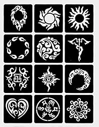Tattoo Stencil - Various Patterns - New Henna