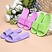 Jiyaru Unisex Anti-Slip Home Shoes Bath Slipper Indoor Slipper Black 40 US7.5