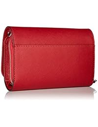 Calvin Klein Hayden Saffiano - Llave de piel, diseño cruzado