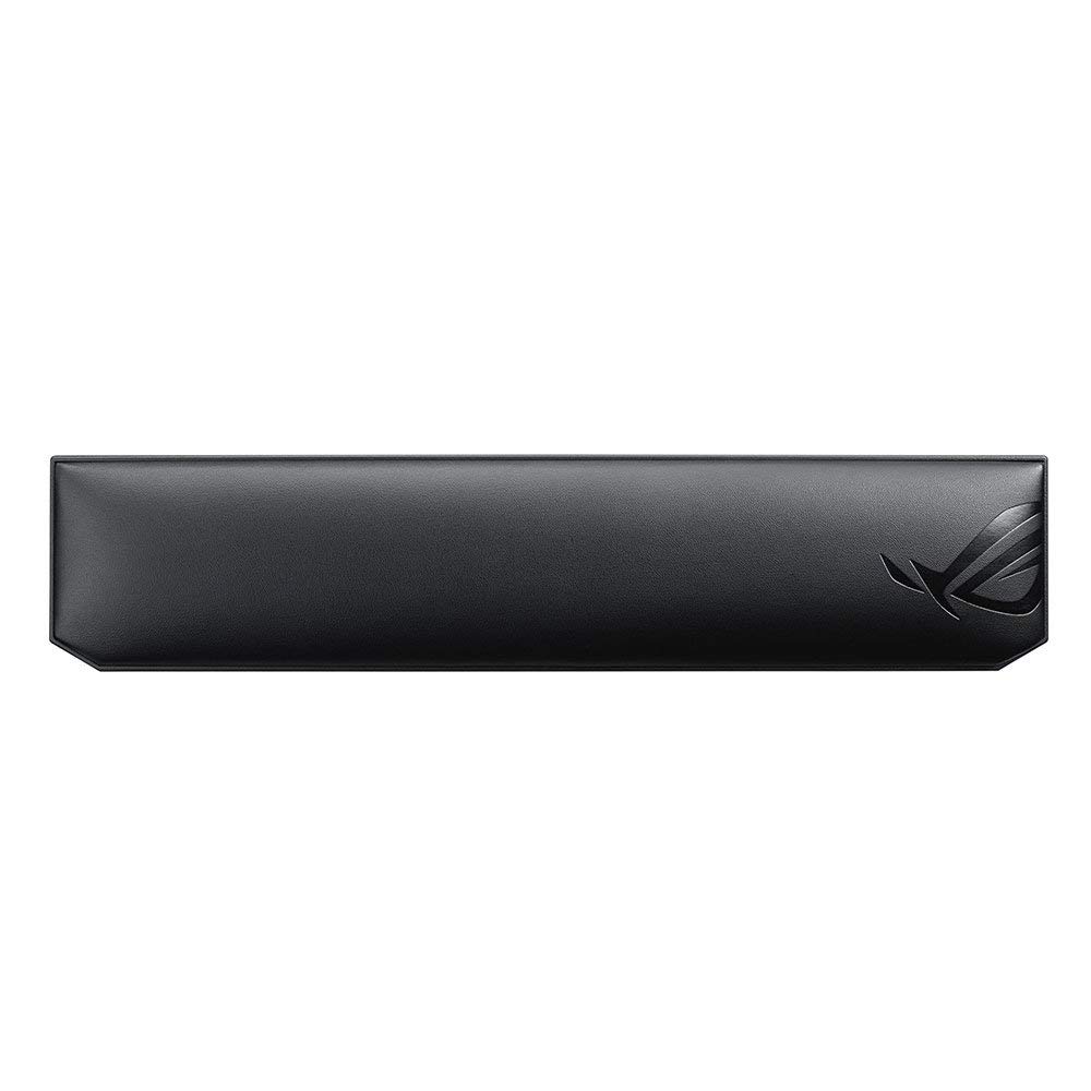 ASUS ROG Gaming Wrist Rest - Smooth Leatherette Surface with Foam Cushion Core For High-Level Comfort | Splash-Resistant | Durable Anti-Fray Edges | Non-Slip Feet | Compatible with Tenkeyless Keyboard