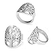 Jude Jewelers Stainless Steel Tree of Life Ring (7)