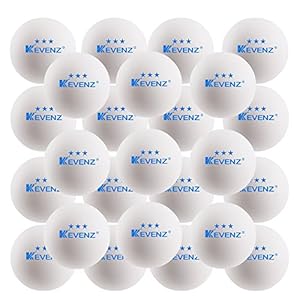 White ping pong balls spread out
