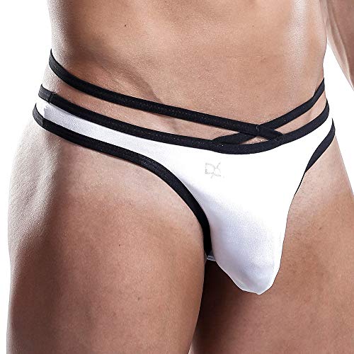 Daniel Alexander DAK036 Thong Mens Underwear, Medium M, White