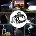 LED Headlamp,SGODDE 4 Mode Headlight Flashlight Torch- Zoomable Super Bright with 2 Pack Rechargeable Batteries, Adjustable Focusable + AC Charger for Outdoor Hiking Camping Riding Fishing Hunting