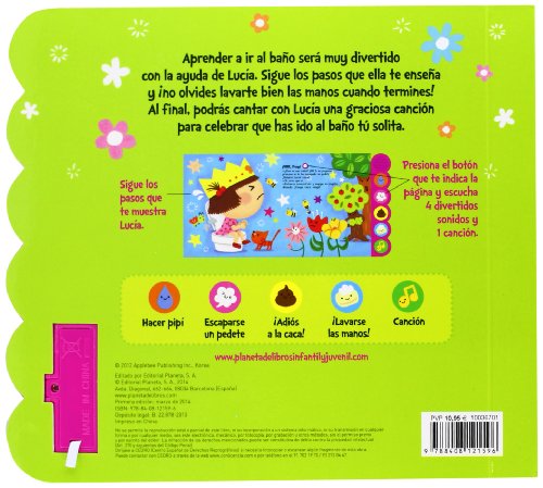 Voy sola al baño: Con divertidos sonidos y una canción (Libros con elementos para jugar) (Spanish Edition)