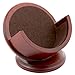 Thirstystone Pedestal Coaster Holder, Wood Material with Felt Bottom, Fits 4 Circular Coasters, Home Accessories, Cherry, Multicolor