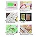 HaiMay 4 Pack DIY 5D Diamond Painting by Number Kits Full Drill Embroidery Pictures Arts Craft for Home Wall Decoration, Mermaid(10 × 12 inch)