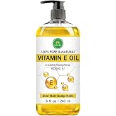 SAHAK Vitamin E Oil Blend 60,000 IU &ndash; Organic Vitamin E Oil for Skin, Hair &amp; Nails | Ready-to-Use Body &amp; Face Moisturizing Oil