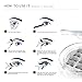 SILKSENCE Dual Magnetic Eyelashes, 3D Reusable Magnetic Eyelashes, No Glue 0.2MM Ultra Thin Fake lashes for Ultra Soft Natural Look