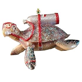 December Diamonds Tortuga Scuba Diving Sea Turtle Christmas Ornament 5590387 New 510t9fCMalL