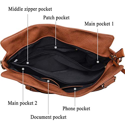 Handbag for Women Large Capacity Hobo Shoulder Bag Leather Tote Bag