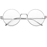 Pro Acme Retro Round Metal Frame Clear Lens Glasses Non-Prescription