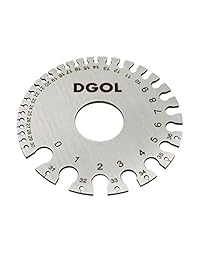 dgol Cable redondo hoja alambre de acero inoxidable calibre calibre de grosor Metal estándar