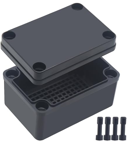 KIT-1593K Box + PCB, Black ABS Plastic, 2.6 x 2.6 x 1.1 in: Amazon