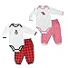 Luvable Friends Long Sleeve Bodysuit and Pant Set