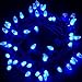 MAXINDA [UL Certified] Outdoor LED String Lights,17 feet 50 LEDs Mood Lighting Strands,Diamond Strawberry C3 Bulbs,Blue Christmas Lights,for Patio Garden Holiday Wedding Decor (C3, Blue)
