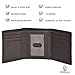 RFID Leather Trifold Wallets for Men - Handmade Slim Mens Wallet 6 Credit Card ID Window and Gift Box Secure by Estalon, Brown Nappa, 3.5x4.4x0.75