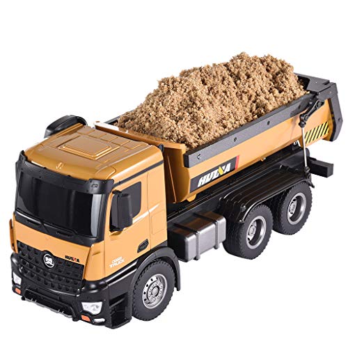 image for shamoluotuo-RC car shamoluotuo RC Dump Truck 1:14 10CH 2.4G Mine Engin