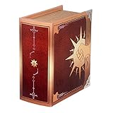 Grimoire Pro Tour, Legion | Wooden Spellbook Style Fabric Lined Portable Deck Box for MTG, Yugioh, and Other TCG | 350+ Card Capacity
