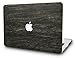 KECC Compatible with MacBook Pro 15 inch Case 2019 2018 2017 2016 Release A1990 A1707 Protective Italian Leather Hard Shell Case, Brown Wood Leather