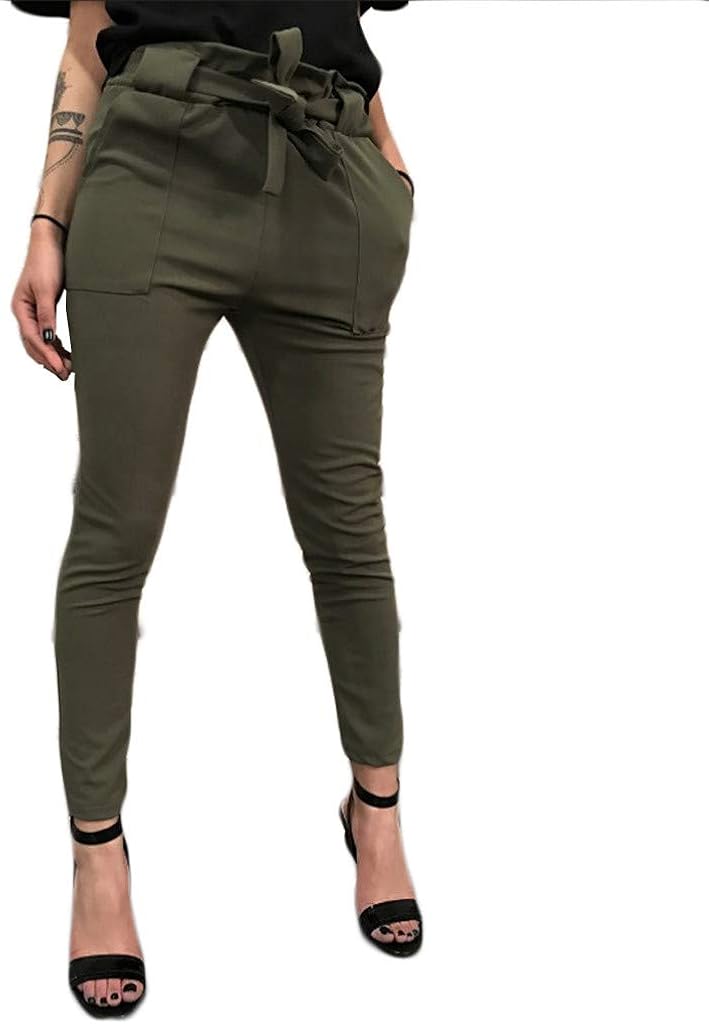 high waist work trousers