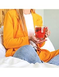 Té de mordera de Pink Stork: naranja jengibre, hierbas orgánicas sueltas de hoja en bolsitas biodegradables, enfermedad de la mañana, náuseas, calambres, alivio de la indigestión, 30 tazas, sin cafeína