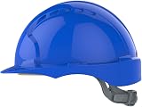 JSP EVO2 Safety Helmet Blue Slip Ratchet Harness EN397 Industrial Hard Hat view 3
