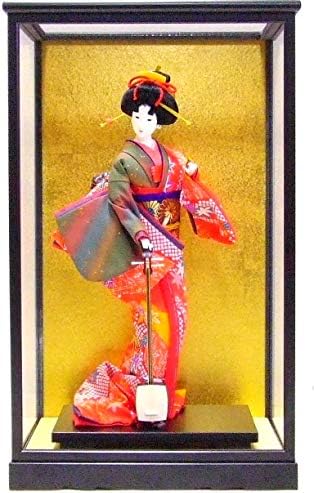 日本人形 尾山人形 芸者 ケース付 360