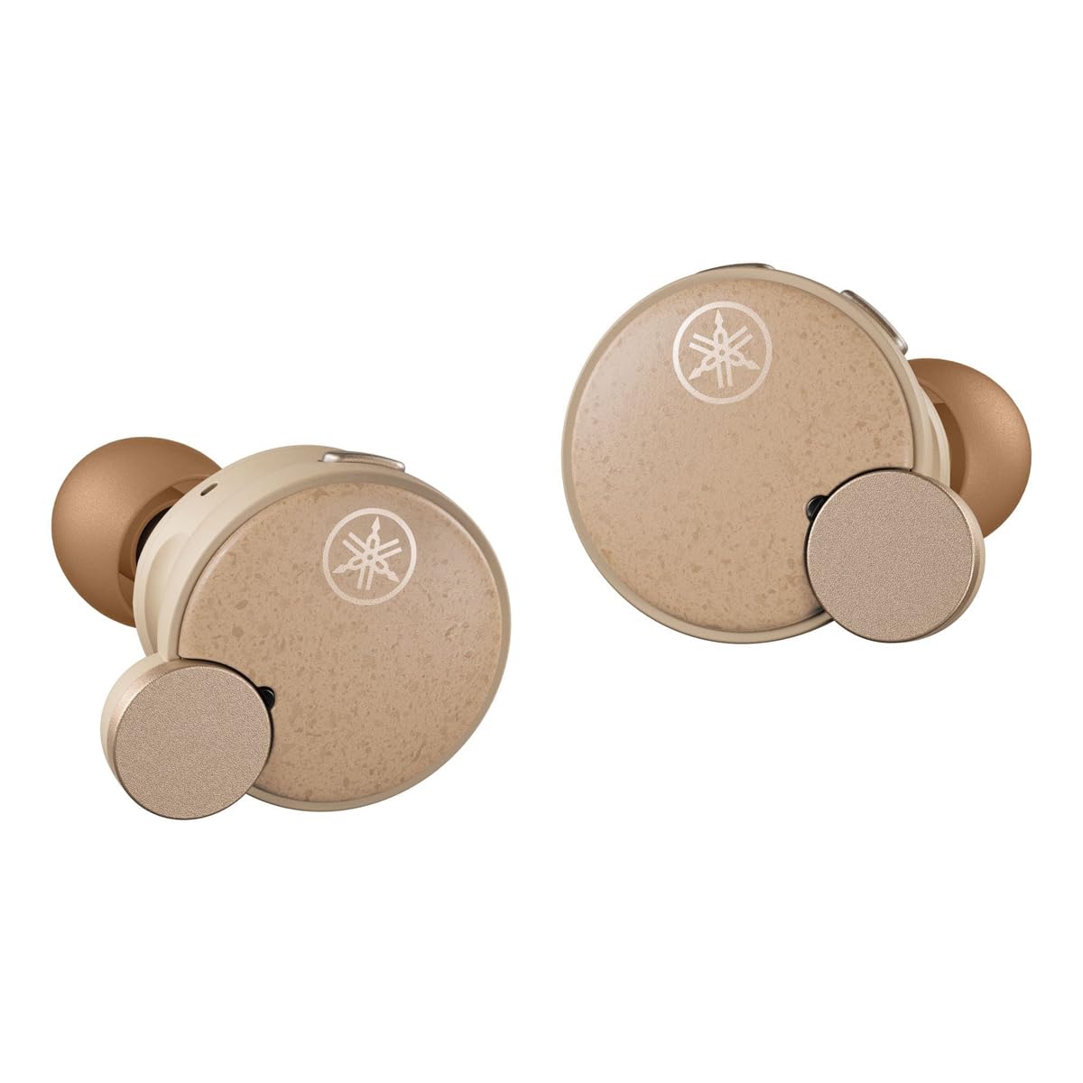 Photo 1 of ****** Rigth side does not work***** Yamaha TW-E7B True Wireless Earbuds with Bluetooth 5.2, Active Noise Cancelling, Yamaha True Sound, Qualcomm cVc Clear Voice Capture, Advanced Listening Care and IPX5 Water-resistant for Sport (Beige)