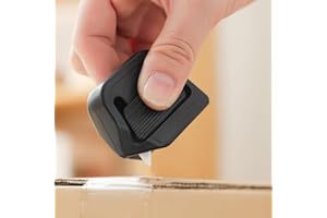 Magnetic Box Cutter Retractable, Box Opener, Tape Dispensers