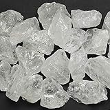 Zenkeeper 1 Lb Rough Clear Quartz Stone Bulk - Large Raw Clear Quartz Crystal Natural Clear Quartz Chunks Natural Crystals He
