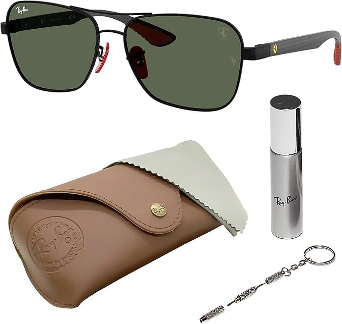 Amazon.com: Ray-Ban RB3636 Square Shape Non-Polarized Sunglasses