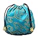 Lilith li 4.3X4.3 inch Silk Drawstring Bag Jewelry Pouch Coin bags Packing: 12 piece/set