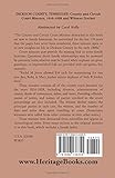 Front cover for the book Dickson County, Tennessee, county and circuit court minutes : 1816-1828 and witness docket by Carol Wells