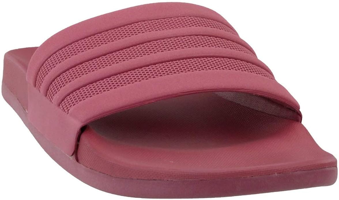 Amazon.com | adidas Womens Adilette Comfort Slide Sandals Sandals Casual - Burgundy | Sport 