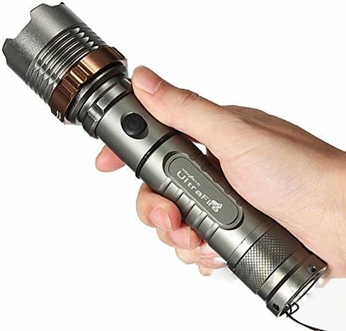 Ultra Bright CREE XM-L T6 LED Rechargeable Flashlight Torch AC Charger +Car Charger+ 18650 Battery