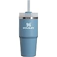 Stanley Quencher H2.0 Tumbler with Straw 14 oz | Flowstate 3-Position Lid | Cup Holder Compatible for Travel | Insulated Stainless Steel Cup | BPA-Free | Indigo