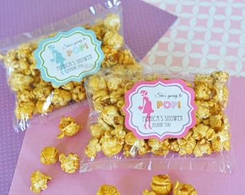 Amazon Com Caramel Popcorn Baby Shower Favors Health Personal Care