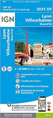 3031ot Lyon Villeurbanne Mont D Or Ign Livres Amazon Fr