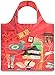 LOQI Urban Tokyo Reusable Shopping Bag, Multicolored