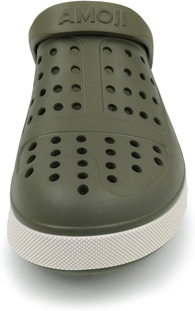  | Amoji Unisex Garden Clogs Slip On Shoes CL1820 | Mules & Clogs