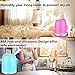 Essential Oil Diffuser, 2 Pack Aromatherapy Diffuser for Essensial Oils Portable Ultrasonic Cool Mist Humidifier with 7 Color Light, Adjustable Mist Mode, Waterless Auto Off for Baby Home Office