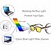 Cyxus Blue Light Filter [Better Sleep] Block Harmful UV Yellow Lens Glasses, Anti Fatigue Blocking Headaches Eye Strain, Computer Reading Eyewear, Great for Cell Phone Readers(Tortoise Frame)
