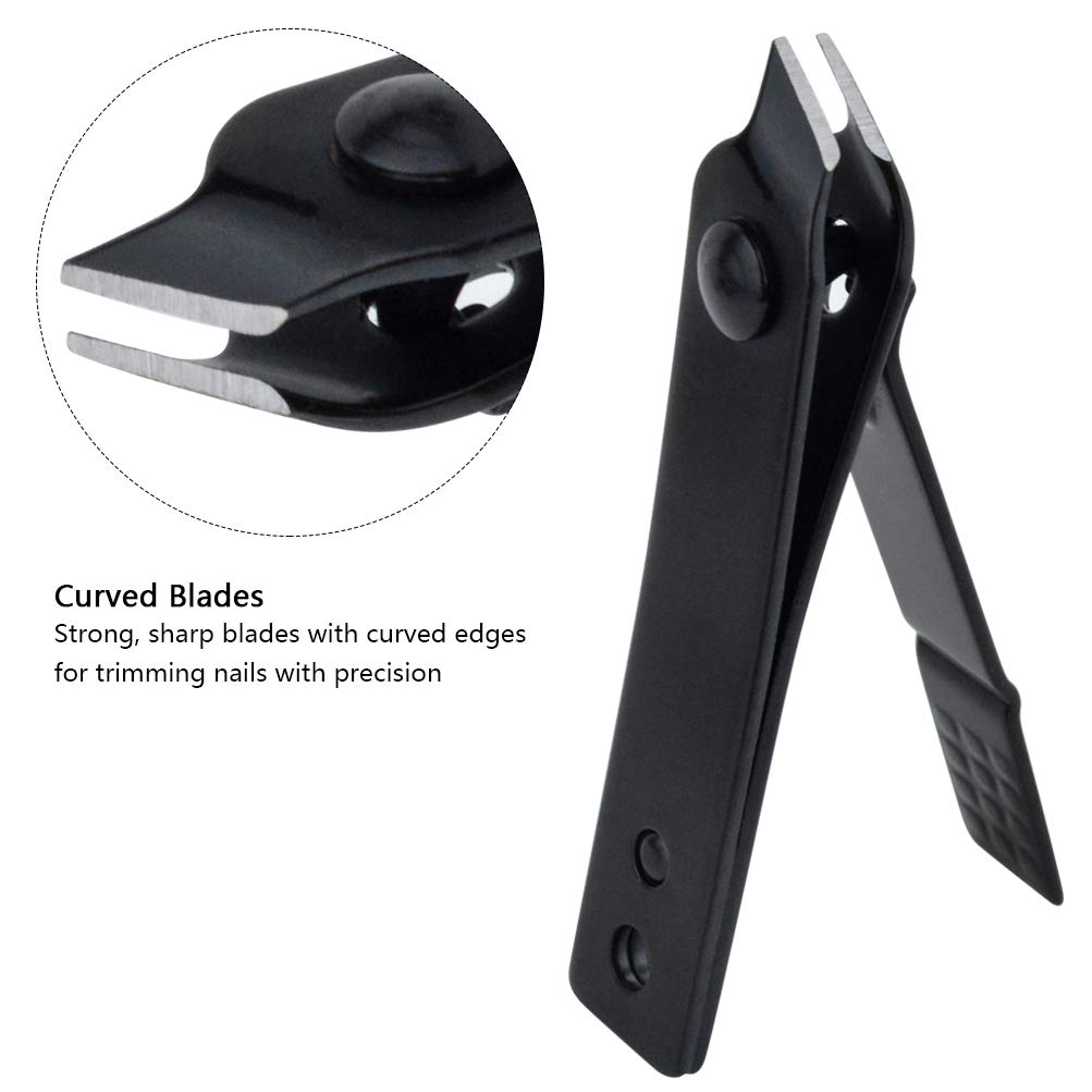 3pcs Nagelset Nagelschere Nageletui mit Allem was Man für die Maniküre & Pediküre Braucht, Perfektes Geschenk für Damen & Herren